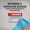 Avery Arc Flash/Danger Labels, Waterproof, UV Resistant, Preprinted, 3.5" x 5", 40 Warning Decal Labels